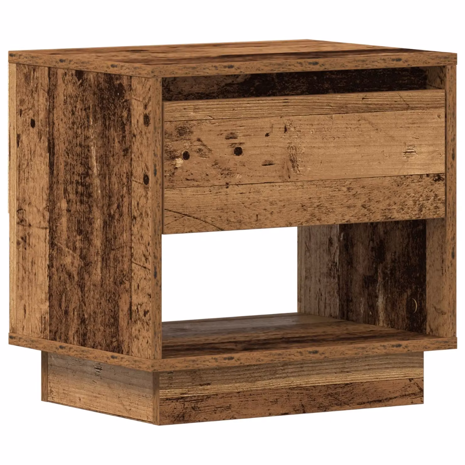 Berkfield Home Bedside Cabinet in Brown Old Wood, W/D/H: 45 x 34 x 44 cm – 2