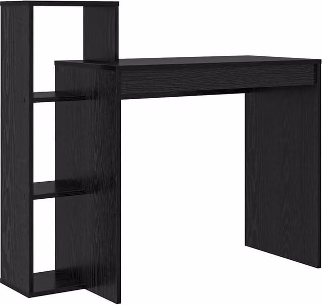 Berkfield Home Compact Computer Desk in Black Oak – 1