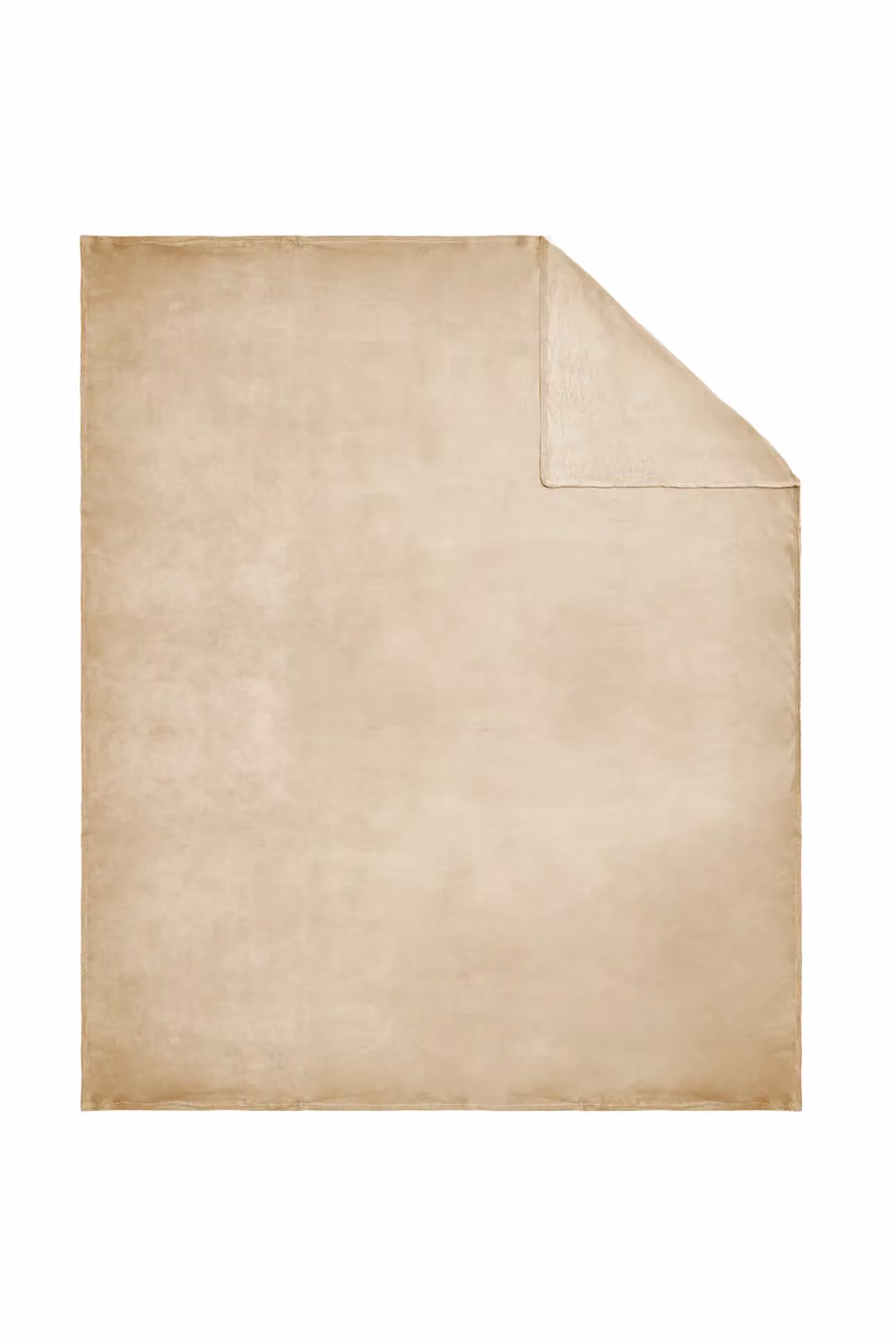 BHS Microfleece Throw in Beige, W: 180 cm, L: 250 cm – 2
