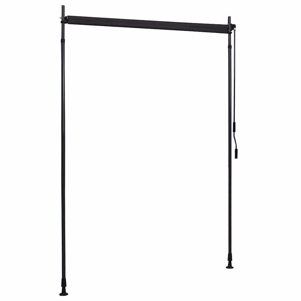 Berkfield Home Outdoor Roller Blind in Anthracite Black, W: 150 cm, H: 270 cm – 3