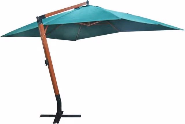 Berkfield Home Melia Green Cantilever Floating Parasol W/D/H: 400 x 300 x 285 cm – 1