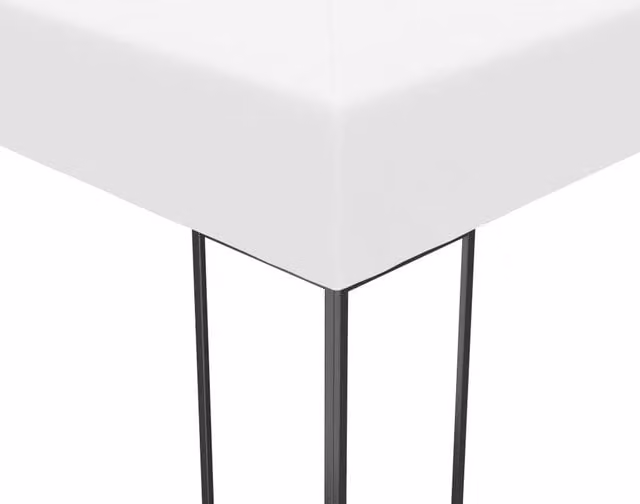 Berkfield Home Stylish White Garden Marquee W: 300 cm, D: 300 cm, H: 270 cm
