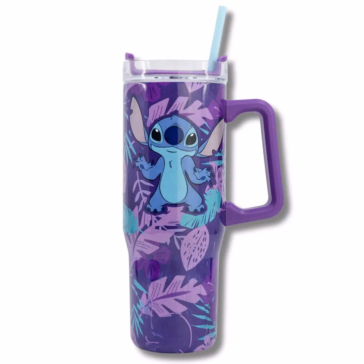 Stitch Insulated Stainless Steel XL Rambler Mug with Lid, Purple, 940 ml – 2