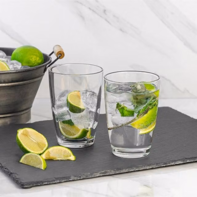LAV Vega Transparent Highball Tumbler Glasses, Pack of 6, 415 ml