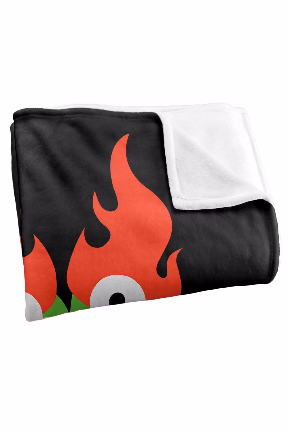 Cartoon Network Samurai Jack Aku Face Super Soft Fluffy Polyester Throw Blanket, Extra Large, Multicolour and Black – 5