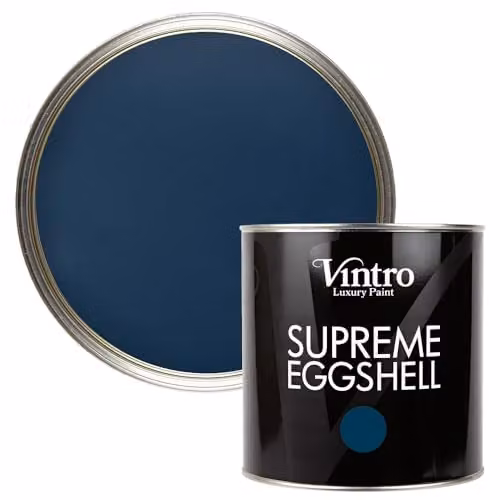 Vintro Picasso Blue Eggshell Paint for Walls, Wood and Trim, 2.5 Litres