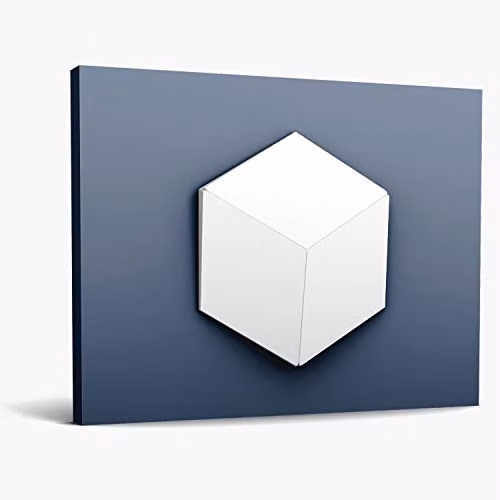 Orac Decor W105 Rombus Modern 3D Wall Panel, White