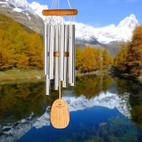 Woodstock Chimes Gregorian Soprano Wind Chime in Silver – 2