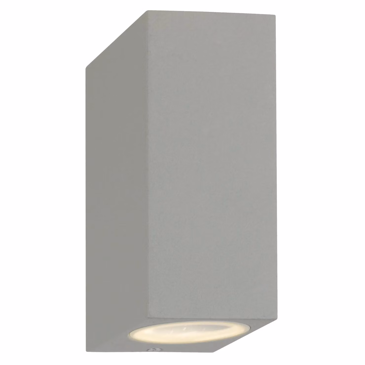 First Choice Lighting Falmouth Set of 2 Grey Up Down Outdoor IP44 Wall Lights with Glass Covers – 2