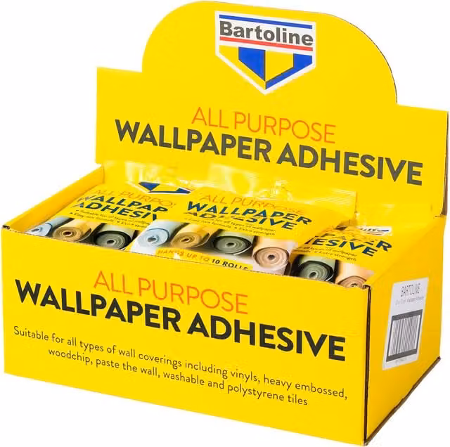 Bartoline All Purpose Wallpaper Adhesive Powder, 10 g, Yellow