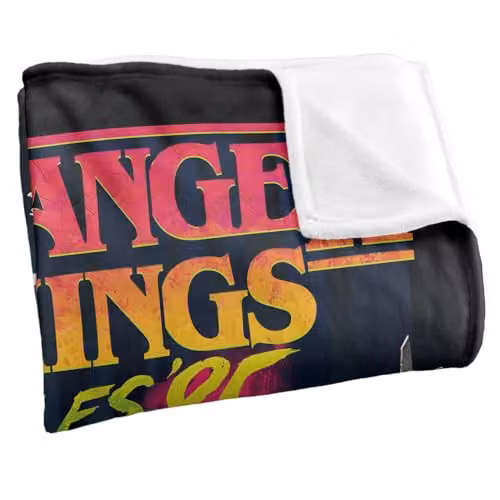 Netflix Stranger Things Tales From 85 HIC Poster Multicolour Fleece Throw Blanket, W/D/H: 91 x 147 cm – 6