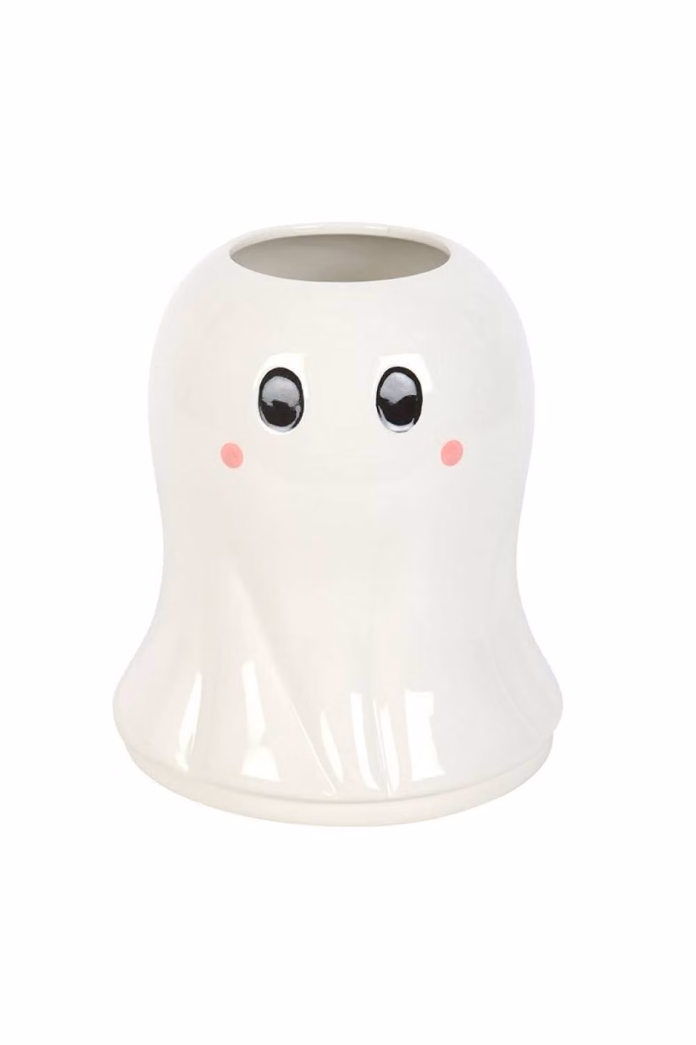 KDMD Sweet Ghost Ceramic Flower Vase in White for Halloween and Autumn Tabletop Decor – 2