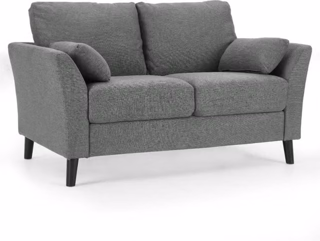 GRS Sierra 2 Seater Sofa in Dark Grey Linen Fabric