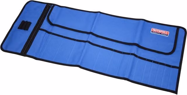 Faithfull Multicolour Polyester Tool Roll W: 32 cm, L: 77 cm