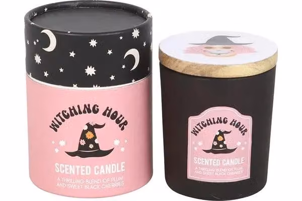 KDMD Witching Hour Plum and Black Cherry Fruity Scented Candle, Black – 2