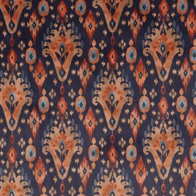 iLiv Kasbah Fabric Ink in Anthracite, Red and Multicolour