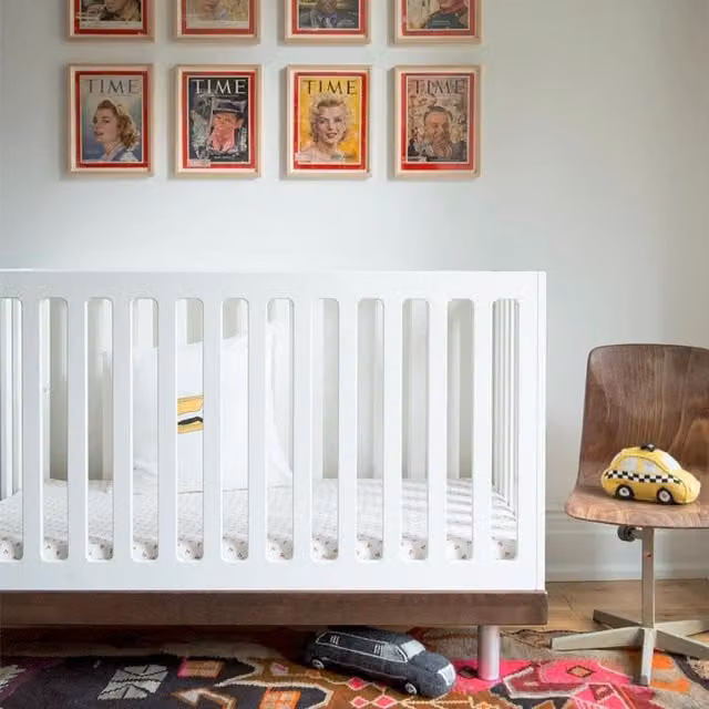 Oeuf NYC Classic Cot Bed in Walnut and Birch – 1
