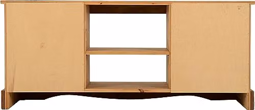 Seconique Corona 2 Door Flat Screen TV Unit in Waxed Pine, W/D/H: 120 x 40 x 51.5 cm – 2