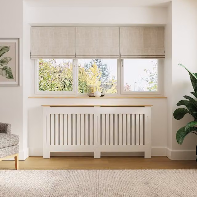 GFW Longslow Radiator Cover in White or Grey