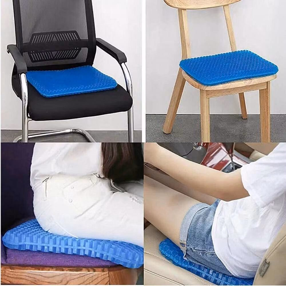 Kelvenix Comfort Gel Seat Cushion for Pressure Relief in Blue, W: 100 cm x L: 190 cm – 3