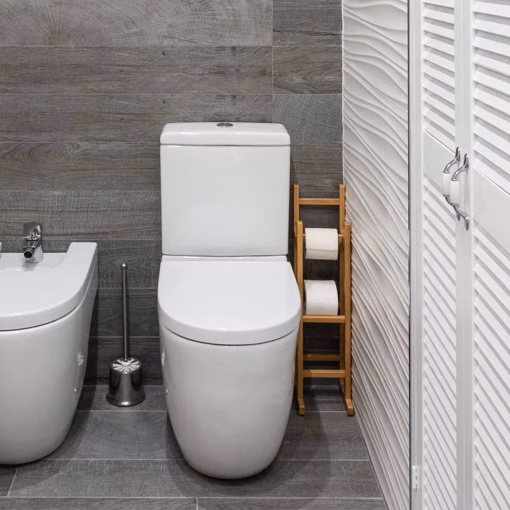 Kelvenix Soft Close Oval Toilet Seat Cover in White, W: 100 cm, D: 52 cm – 3
