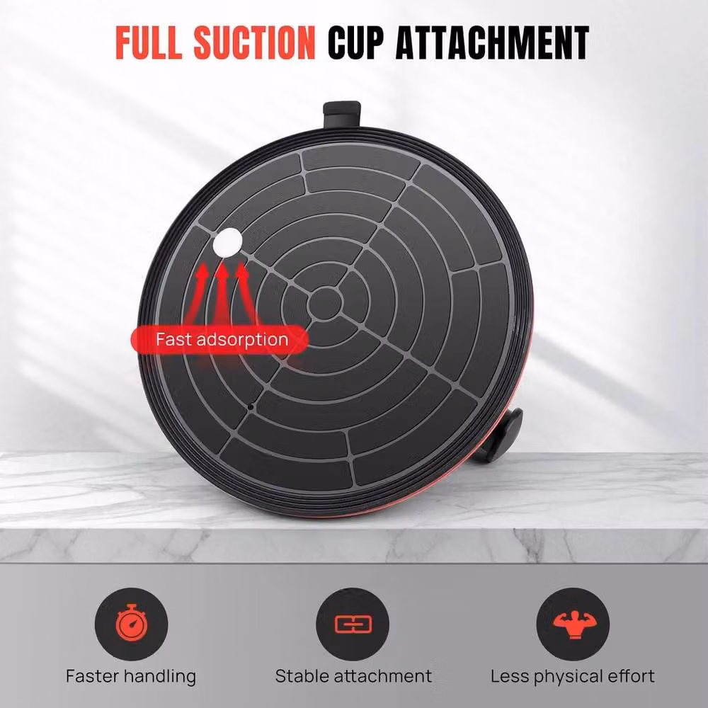 FLAVORA 2-Piece Manual Vacuum Suction Cup Lifter in Black – 6