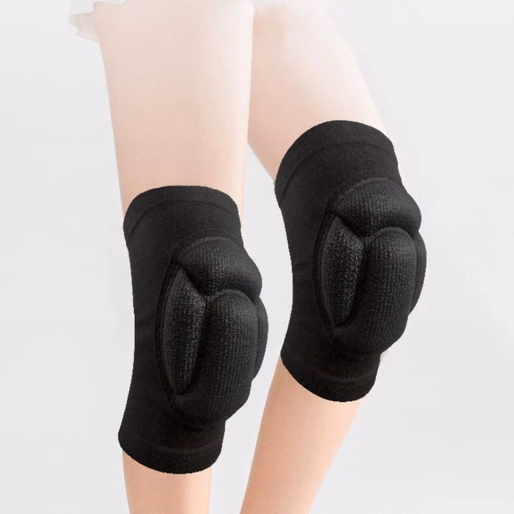 NESTLUNE Pro Knee Pads for Construction Comfort, 3 Pairs, Black, Size 10 – 3
