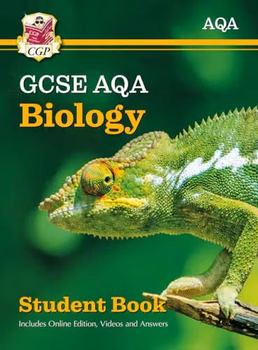 CGP GCSE Biology AQA Student Book with Online Edition, Videos and Answers for 2027 and 2028 Exams