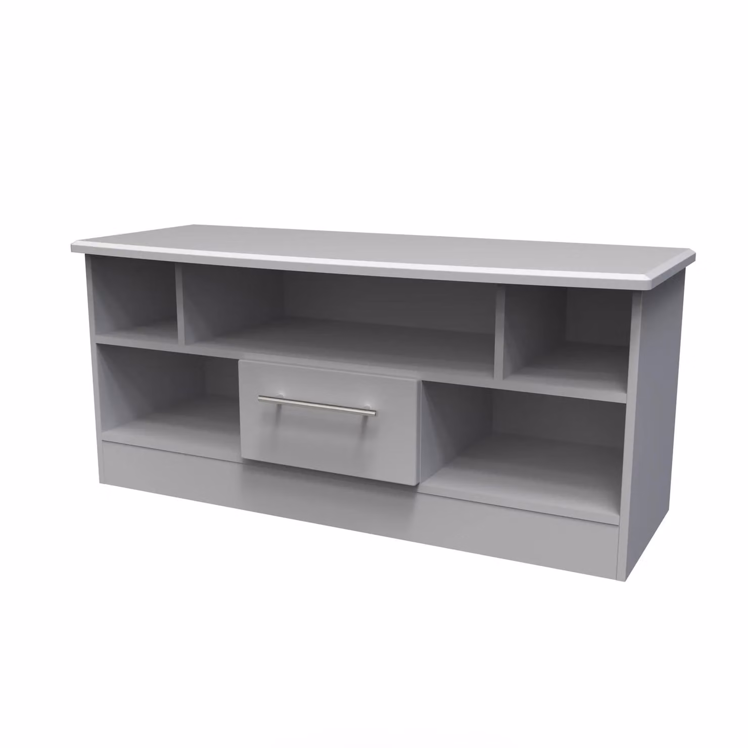 Ready Assembled 2 U Carlton 1 Drawer TV and Media Unit in Grey – 2