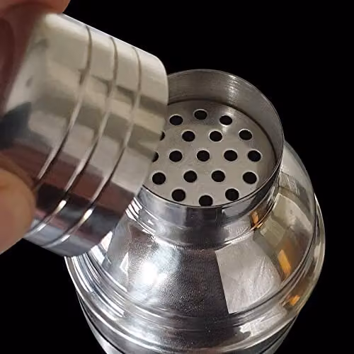 Bar Originale Recipe Stainless Steel Cocktail Shaker, 600ml, Silver – 4