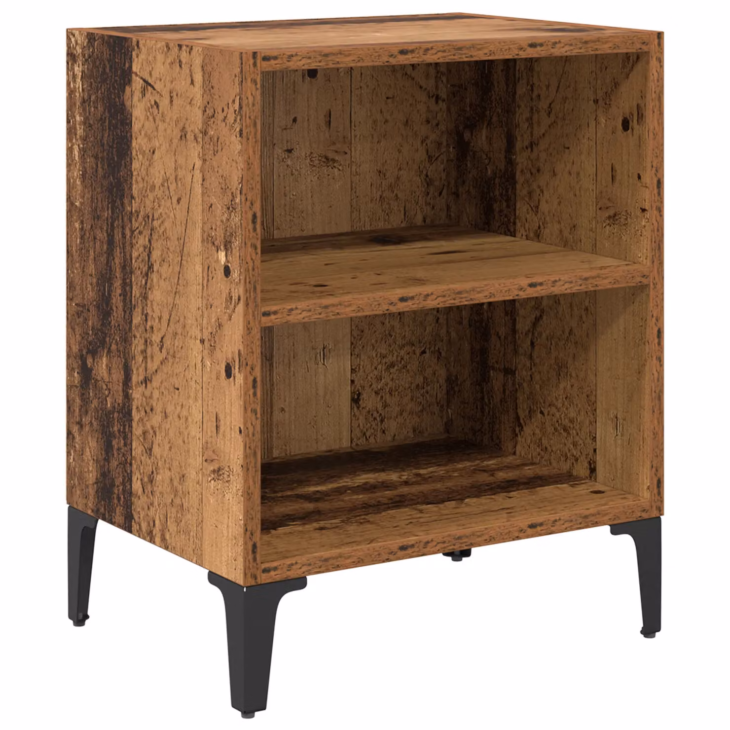 Berkfield Home Bedside Cabinet in Brown Old Wood, W/D/H: 40 x 30 x 50 cm – 2