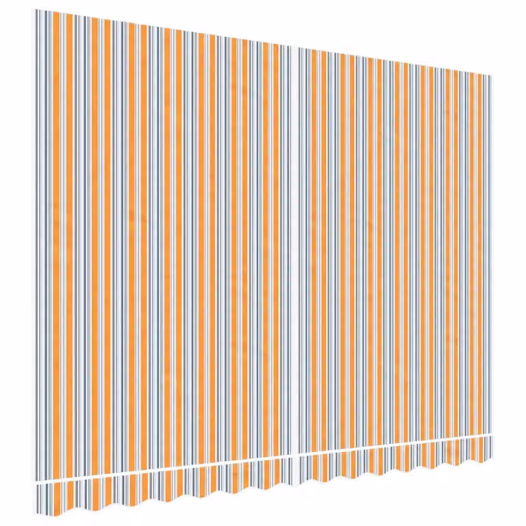 Berkfield Home Replacement Awning Fabric in Multicolour Stripe, Polyester, 3.5 x 2.5 m