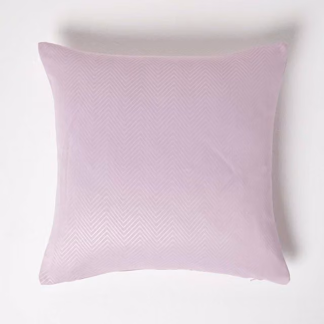 Homescapes Pink Square Graphic Cushion Cover