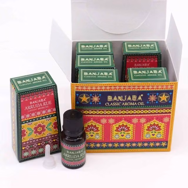 Banjara KDMK Arruda Rue Indian Fragrance Oil, Green