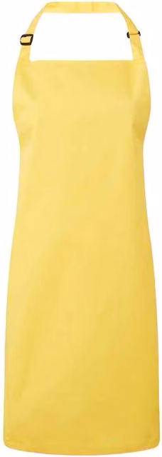 Premier Unisex Adult Full Apron in Yellow
