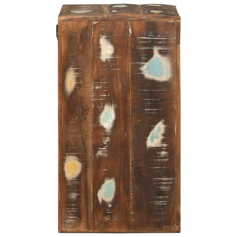 Berkfield Home Media Storage Cabinet in Brown Multicolour Reclaimed Wood – 4