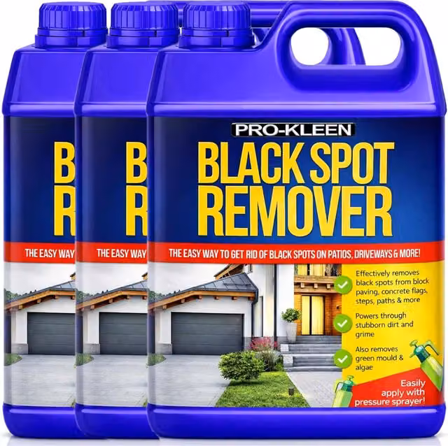 Pro-Kleen Black Spot Remover and Eliminator for Patios and Driveways, Blue, 15 l