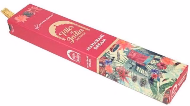 Tales of India Maharani Dream Incense Sticks with Luxurious Floral Spice Fragrance, Brown