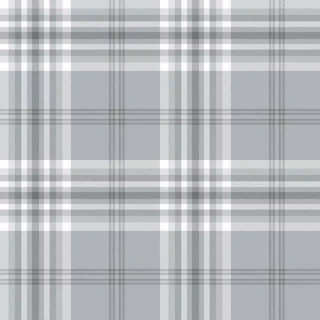 Muriva Catherine Lansfield Kelso Checked Wallpaper in Light Grey – 1