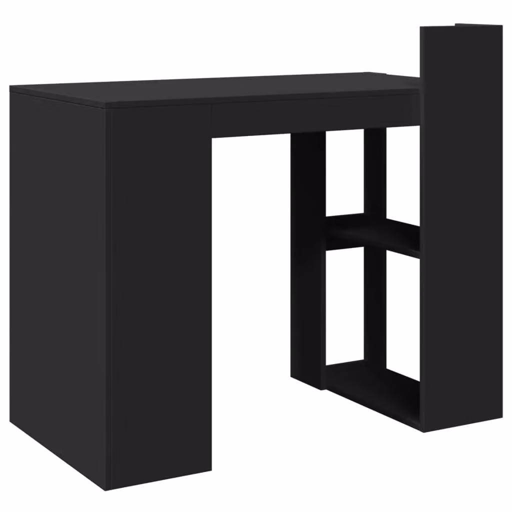 Berkfield Modern Home Office Desk in Black, W/D/H: 103.5 x 56.5 x 94 cm – 5