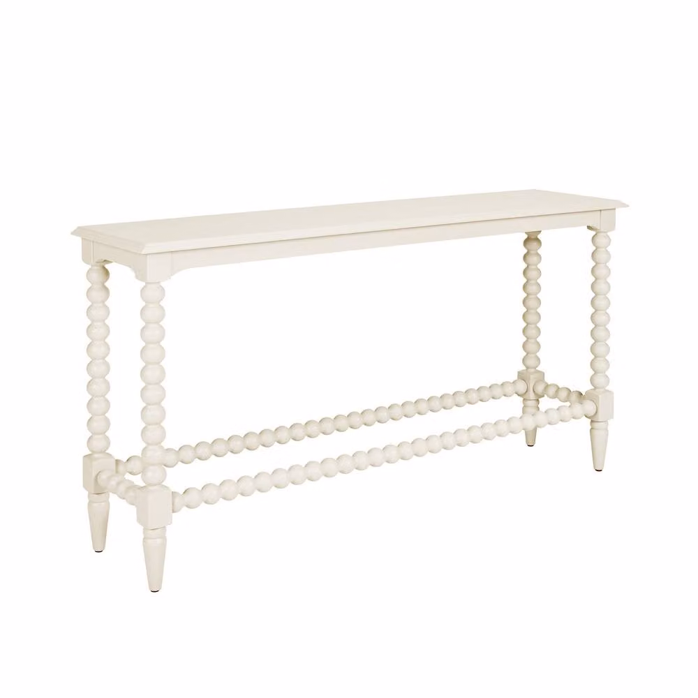 Statement Furniture Cromwell Large Bobbin Design Console Table in Linen – 2