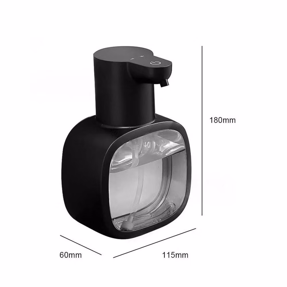 KORVIXA Touchless Liquid Soap Dispenser, Black, 500ml – 2