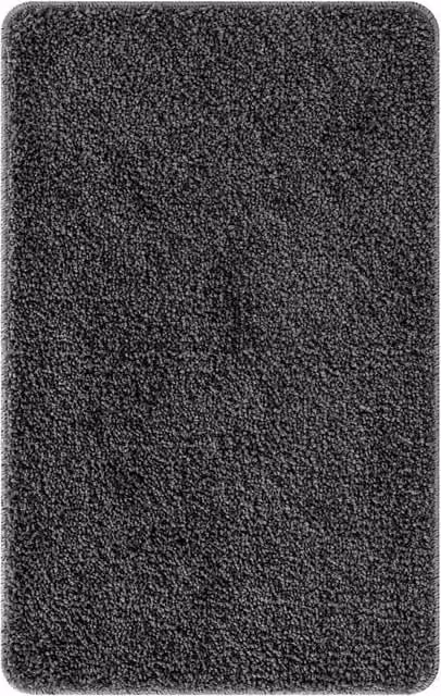 Berkfield Home Non-Slip Rectangular Bath Mat in Grey, W: 60 cm x L: 90 cm – 1