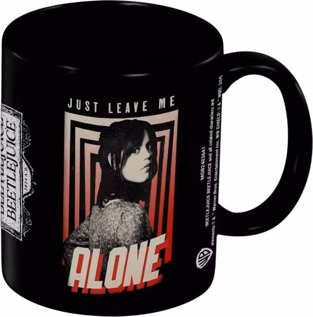Warner Bros Just Leave Me Alone Mug in Black
