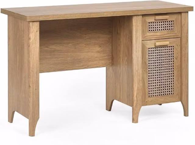 Cheshire Signature Melrose Modern Oak Writing Desk in Light Oak – 1