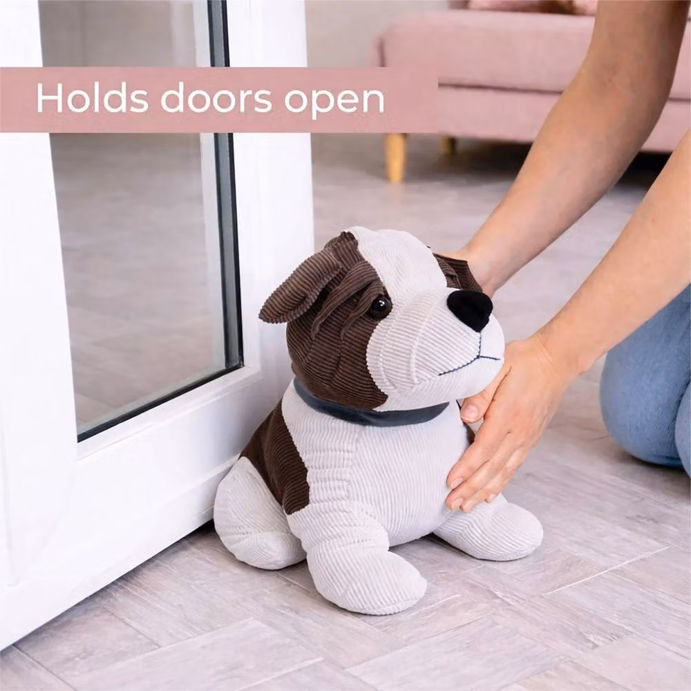 PAWNORA Sand Filled Animal Door Stop in Brown – 3