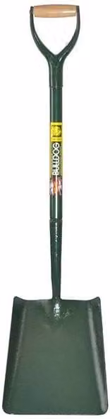 Bulldog All-Steel Square Shovel No.2 5SM2AM in Green – 2