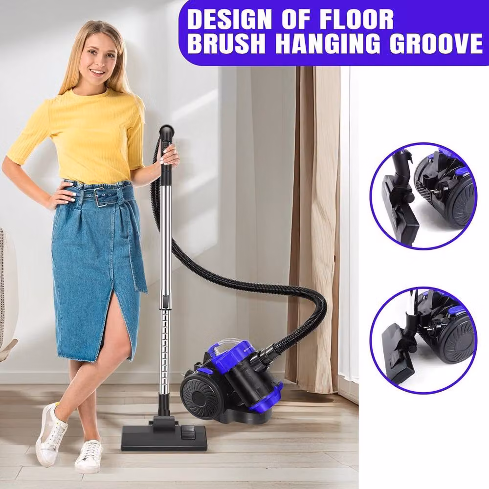 SPETLEK Bagless Cylinder Vacuum Cleaner 1000W in Black – 2