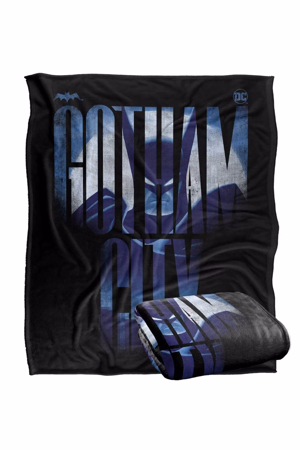 Warner Bros. Batman Caped Crusader Gotham City Silky Touch Super Soft Fleece Throw Blanket, Multicolour – 7