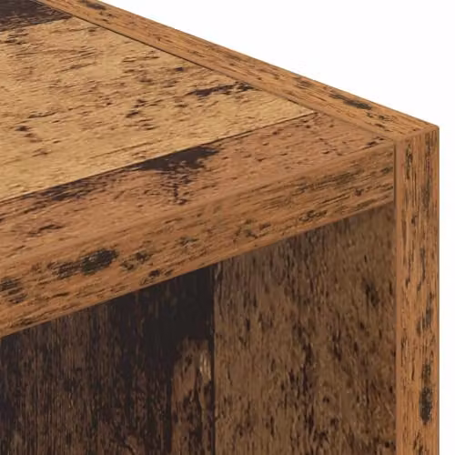 vidaXL Modern Sideboard in Old Wood, Brown, W/D/H: 90 x 30 x 90 cm – 4